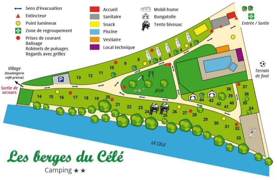 Les Berges Du Cele Hotel Bagnac Buitenkant foto